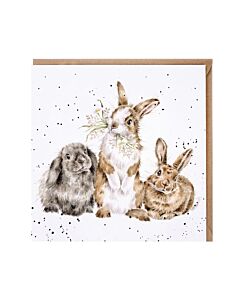 Wrendale Designs All Ears Rabbit Card